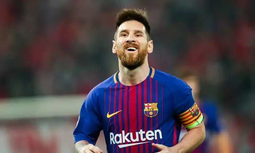 雷速体育对梅西的专访与报道